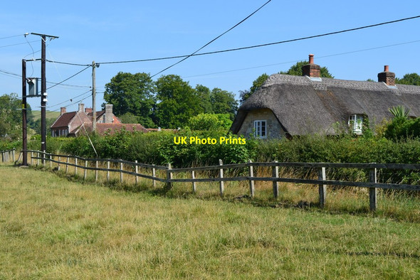 Photo 6"x4" Houses at Alvediston Alvediston c2020