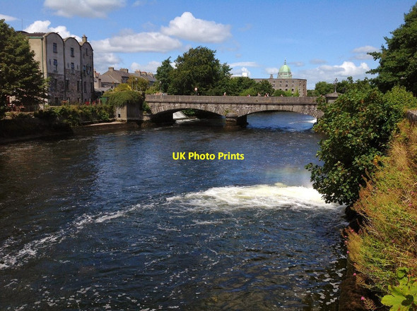 Photo 6"x4" Bridge over River Corrib, Galway Salthill c2013