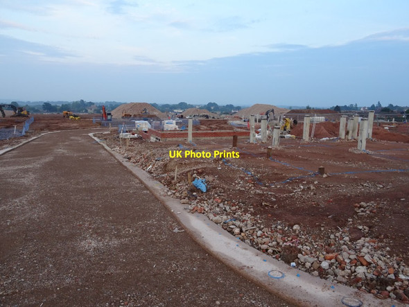 Photo 6"x4" Construction work on Malvern Rise - 14 August Great Malvern c2020 P2