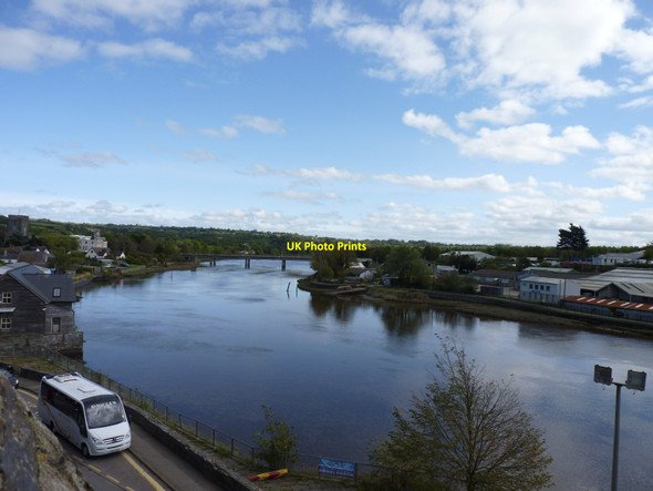 Photo 6"x4" The River Teifi between the bridges, Cardigan (2) Bridgend\/SN1745 c2019