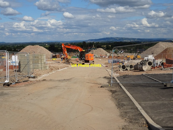 Photo 6"x4" Construction work on Malvern Rise - 3 August Great Malvern c2020