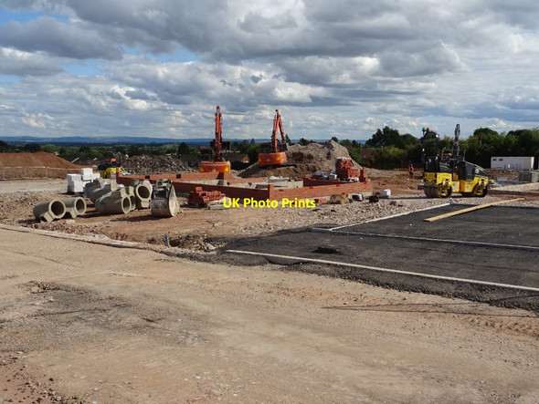 Photo 6"x4" Construction work on Malvern Rise - 3 August Great Malvern c2020 P1