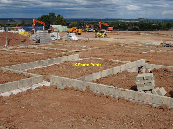 Photo 6"x4" Construction work on Malvern Rise - 10 August Great Malvern c2020