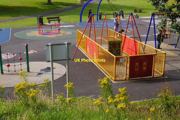 Photo 6"x4" Playground, Pittencrieff Park Dunfermline c2020