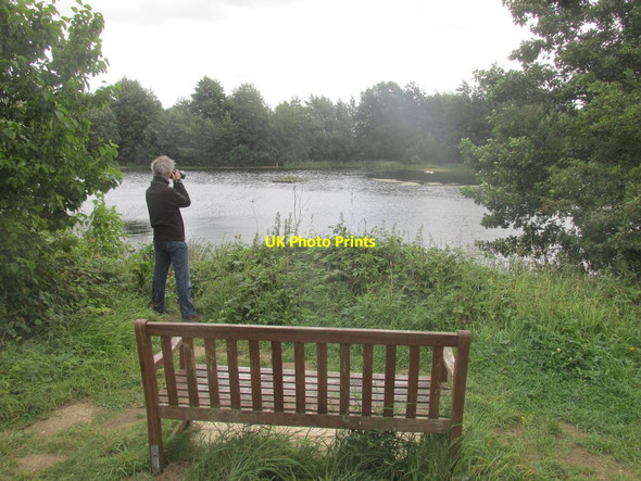 Photo 6"x4" Gravel pit at North Cave Wetlands Hotham c2020