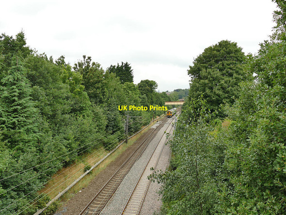 Photo 6"x4" Railway north of Cardinal Road bridge Morley\/SE2627 c2020