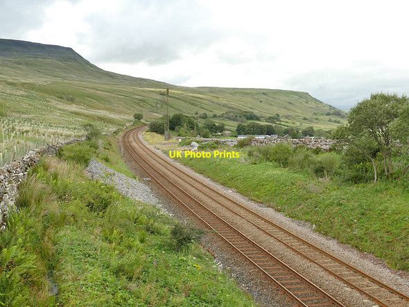 Photo 6"x4" Railway north of Cotegill Bridge Grisdale c2020