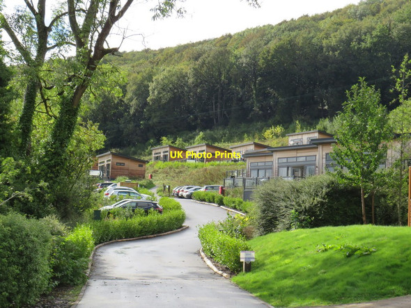 Photo 6"x4" Cheddar Woods holiday park, near Cheddar Axbridge c2020