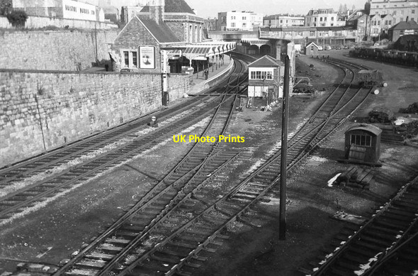Photo 6"x4" Clifton Down Station from St John's Road bridge Cotham\/ST5874 c1965