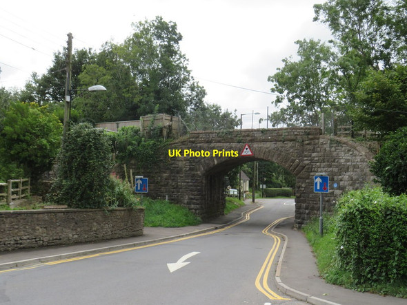 Photo 6"x4" Former railway bridge, Winscombe Sandford Batch c2020