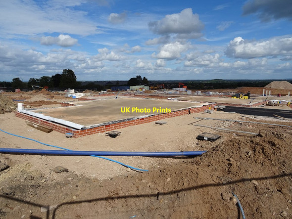 Photo 6"x4" Construction work on Malvern Rise - 5 September Great Malvern c2020