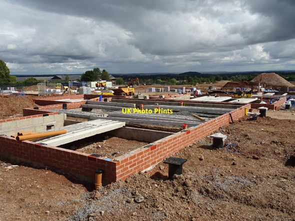 Photo 6"x4" Construction work on Malvern Rise - 23 August Great Malvern c2020 P1