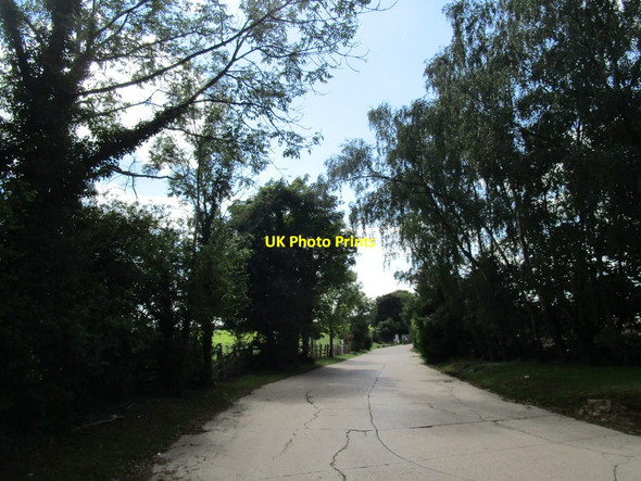 Photo 6"x4" Entrance to King's Cliffe Industrial Estate Yarwell c2020