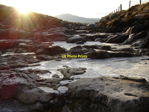 Photo 6"x4" Smoo Cave Winter Durness c2008