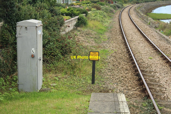 Photo 6"x4" Track side detail at Glan Conwy Bryn-rhys c2020