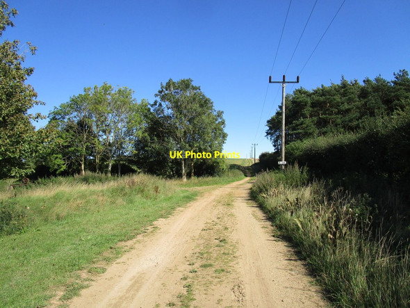 Photo 6"x4" Restricted byway Flitcham c2020