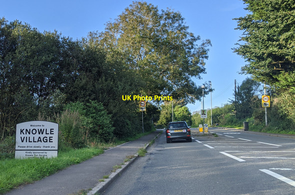 Photo 6"x4" Entering Knowle Village from the south Knowle\/SS4938 c2020