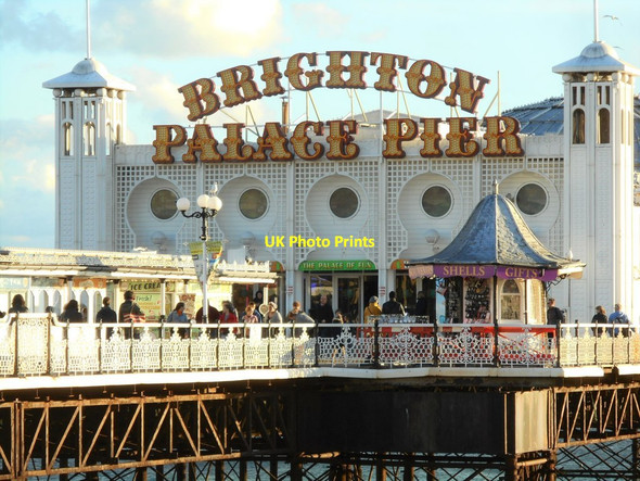 Photo 6"x4" Palace Pier, Brighton Kemp Town c2018