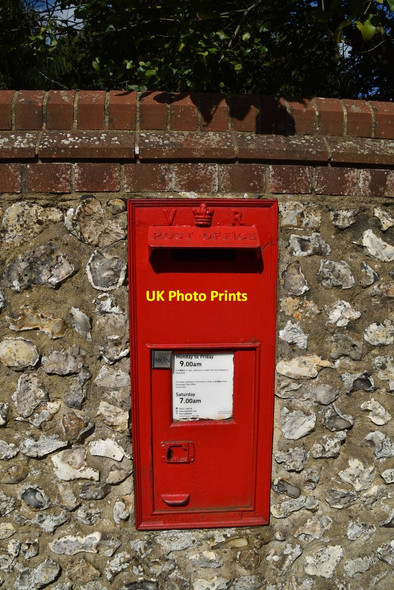 Photo 6"x4" Victorian Postbox, Knockholt Knockholt c2019