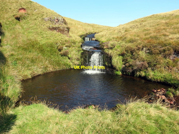 Photo 6"x4" Sgwt ar Afon Giedd \/ Waterfall on the Afon Giedd Carnau Gwys c2020