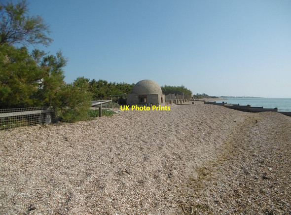 Photo 6"x4" Hill Head, pillbox Hill Head\/SU5402 c2020