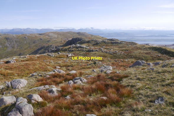 Photo 6"x4" Ridge above the Glensanda quarry Kingairloch \/ Ceann Ghe\u00e0rr-Loch c2020