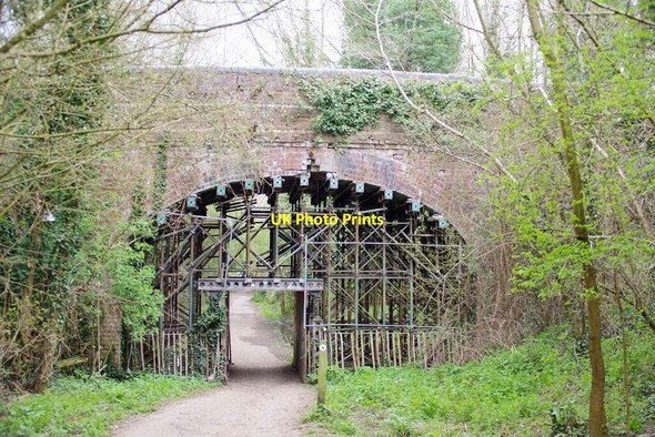 Photo 6"x4" Crumbling Bridge Near Long Lindeth Calford Green c2021