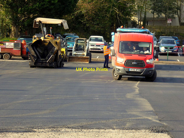Photo 6"x4" Resurfacing works, Kevlin Avenue car park, Omagh Omagh c2021