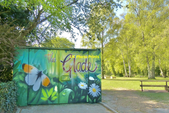 Photo 6"x4" Mural at The Glade, Rogerstone (1) Risca c2021