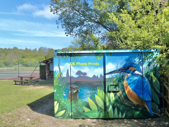 Photo 6"x4" Mural at The Glade, Rogerstone (3) Risca c2021