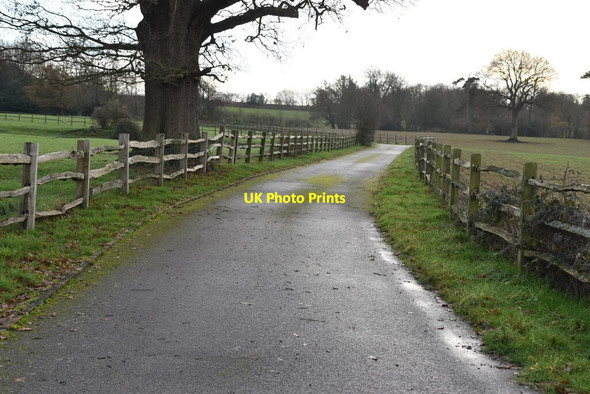 Photo 6"x4" Fernchase Manor driveway Langton Green\/TQ5439 c2020