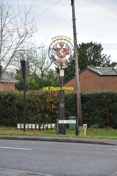 Photo 6"x4" Langton Green Village sign Langton Green\/TQ5439 c2020