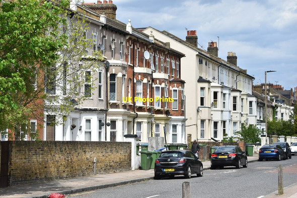 Photo 6"x4" Terraced houses in Herbert Road Woolwich c2021