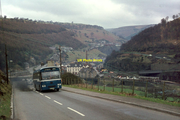 Photo 6"x4" Jones the Bus, Aberbeeg \u00e2\u0080\u0093 1974 Glandwr\/SO2001 c1975
