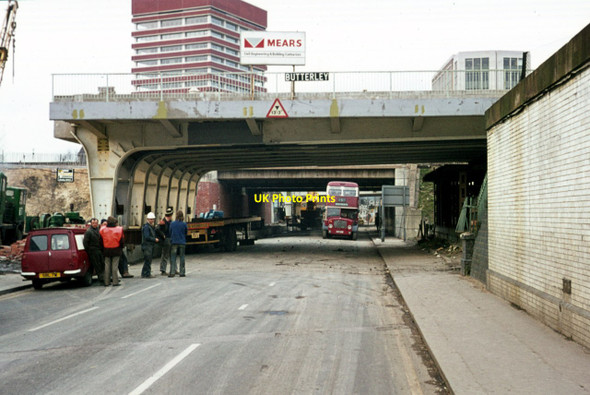 Photo 6"x4" Renewal of Vastern Road railway bridge \u00e2\u0080\u0093 1975 \u00e2\u0080\u0093 1 Reading c1975