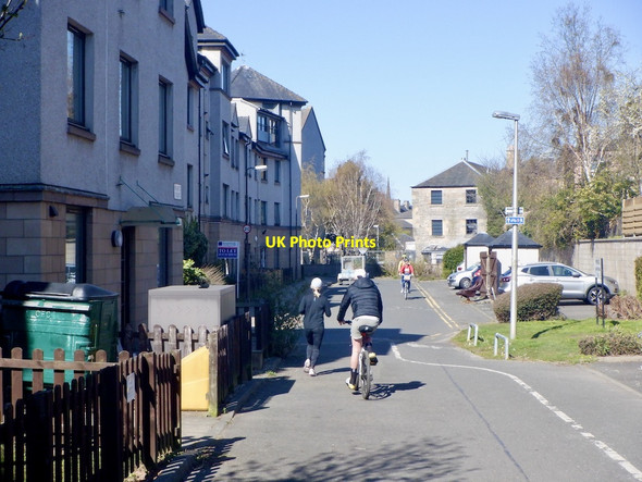 Photo 6"x4" Bike path, Hermit's Croft Edinburgh c2021