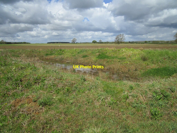 Photo 6"x4" Small pond near Crow Wood Swinstead c2021