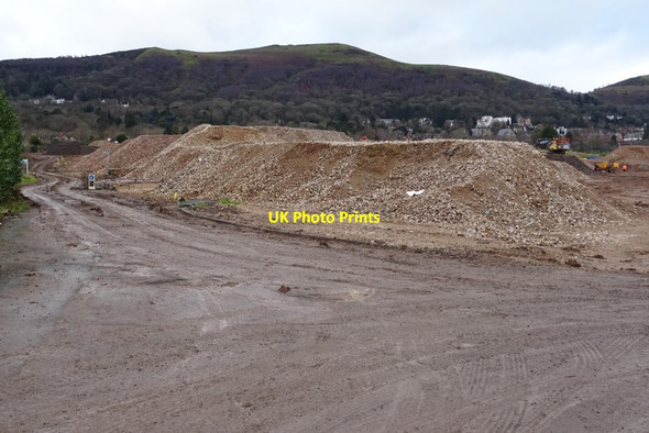 Photo 6"x4" Construction work on Malvern Rise - 19 January Great Malvern c2021