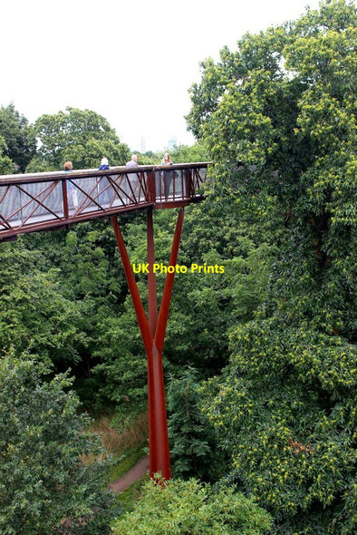 Photo 6"x4" The Xstrata Treetop Walkway - a support column, Kew Gardens Brentford c2017