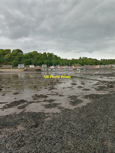 Photo 6"x4" View towards Limekilns Pier from Water Side at Low Tide Limekilns\/NT0783 c2021