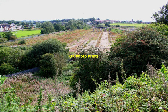 Photo 6"x4" View from Harraby Hill over the site of the demolished Upperby rail depot Carlisle c2019