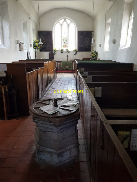 Photo 6"x4" Inside St Nicholas' Church, Warndon Warndon c2021
