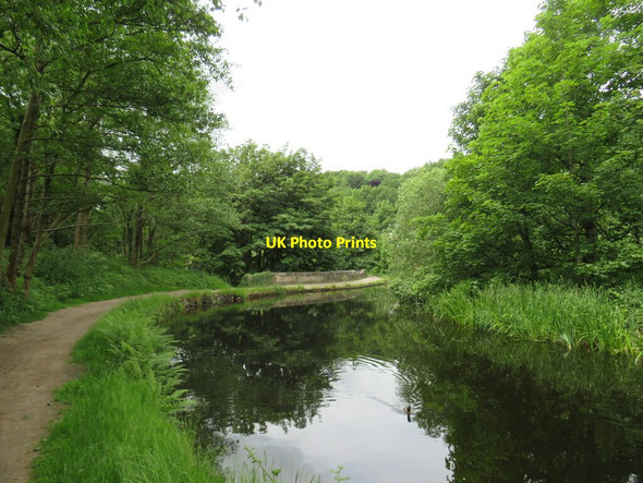 Photo 6"x4" Huddersfield Narrow Canal, Milnsbridge, Huddersfield Crosland Moor c2021