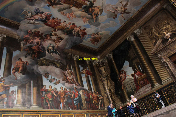 Photo 6"x4" Hampton Court Palace - The Grand Staircase (2) Surbiton c2015