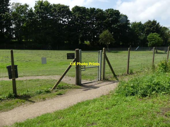 Photo 6"x4" Entrance to Skateboard Park North Walsham c2021