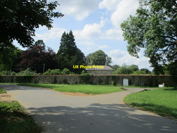 Photo 6"x4" Bloxholm Lane and the Manor House, Bracebridge Heath Bracebridge Heath c2021