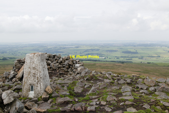 Photo 6"x4" Trig Pillar, Clougha Pike Hare Appletree c2021