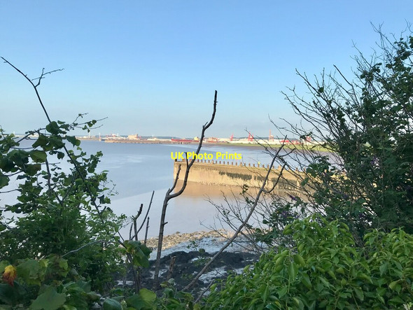 Photo 6"x4" Portishead Pier and the Severn Estuary Woodhill\/ST4677 c2021