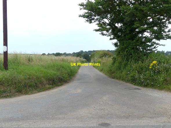 Photo 6"x4" Road and Byway to Southern Hill Hospital Gimingham c2021
