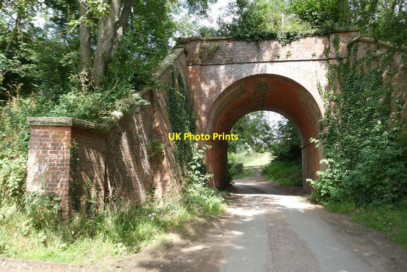 Photo 6"x4" Disused railway bridge north of Welshampton Newton\/SJ4234 c2021